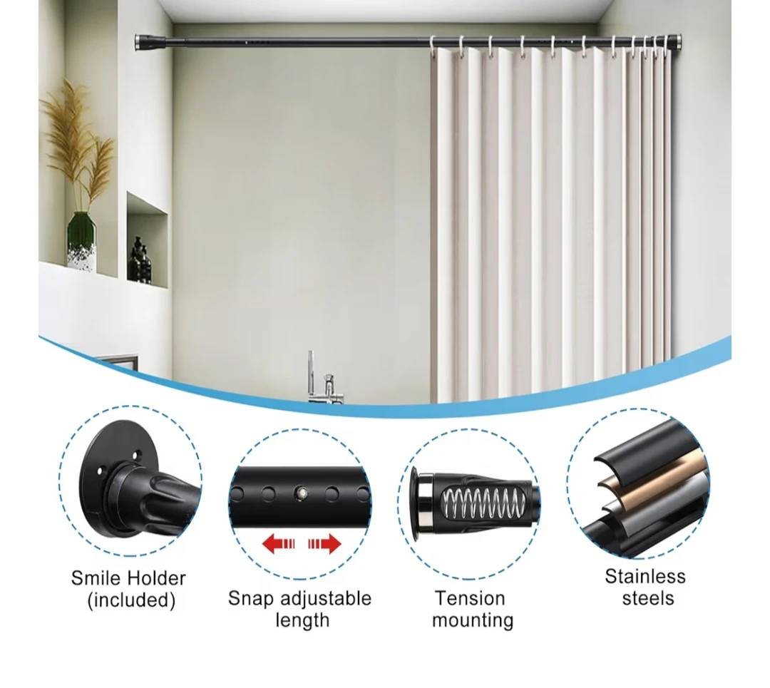 Tension Rod for Curtains