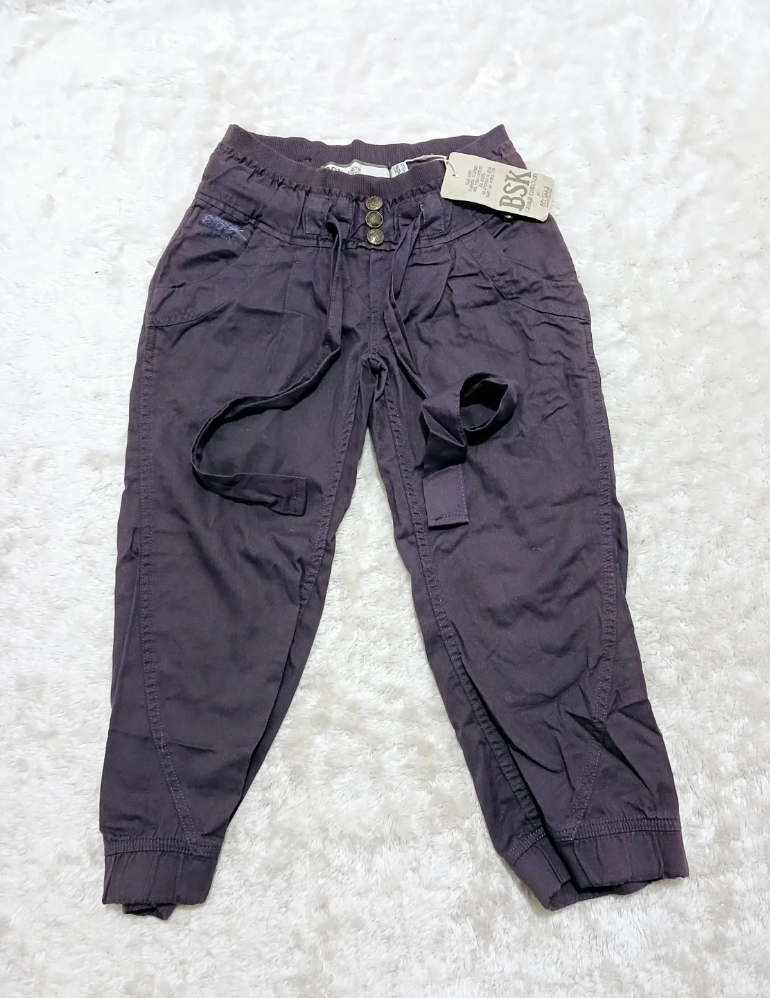 NEW BSK Purple Capri Pants