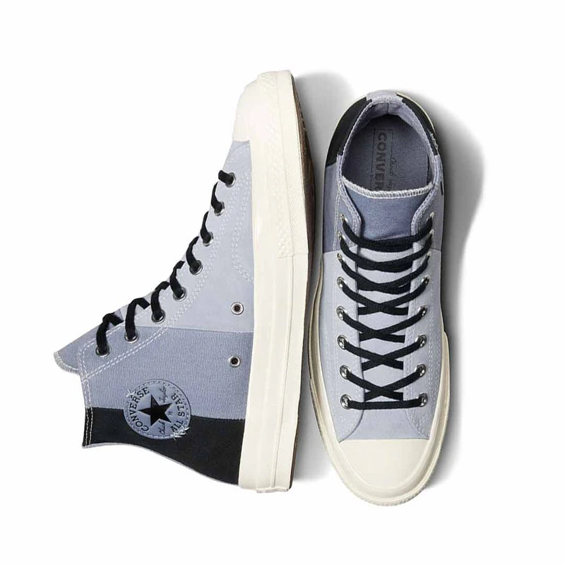 BNWT Converse Chuck 70 Hi Patchwork (canvas/suede) Sneakers - photo 2