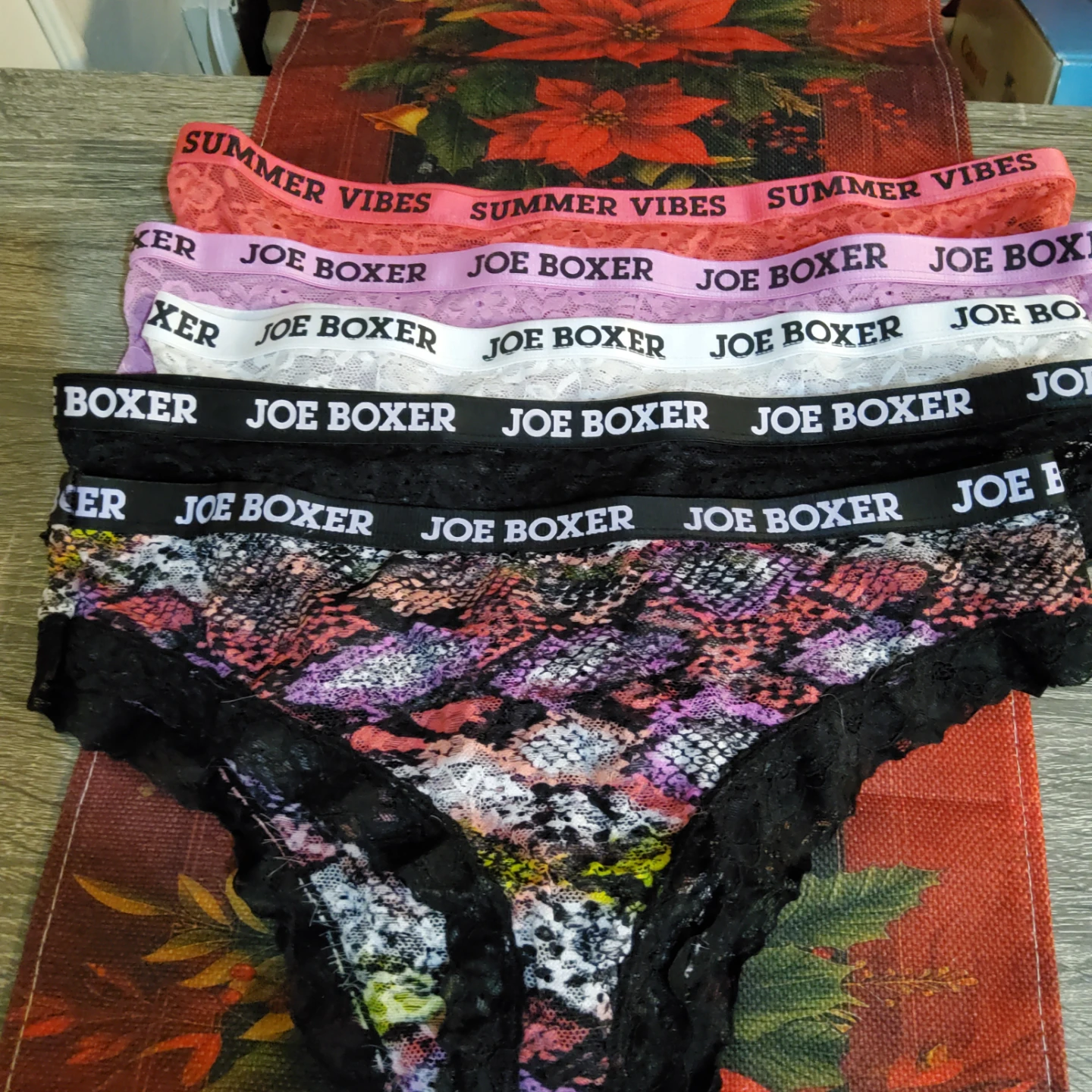 Joe Boxer 1X Panties - Set of 5