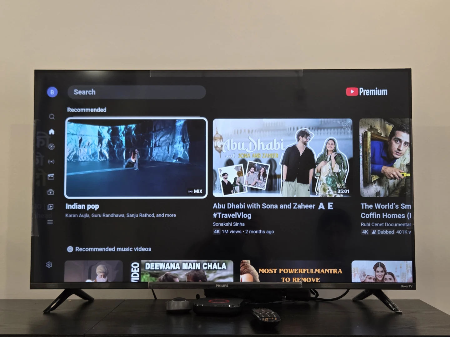 Philips 43" 4K Ultra HD Roku TV - Like New! - photo 3