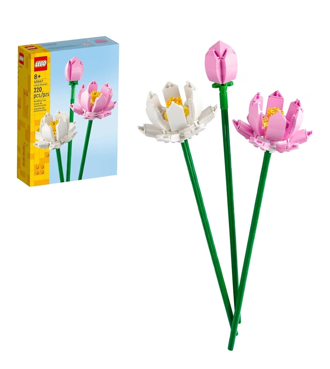 LEGO lotus flowers