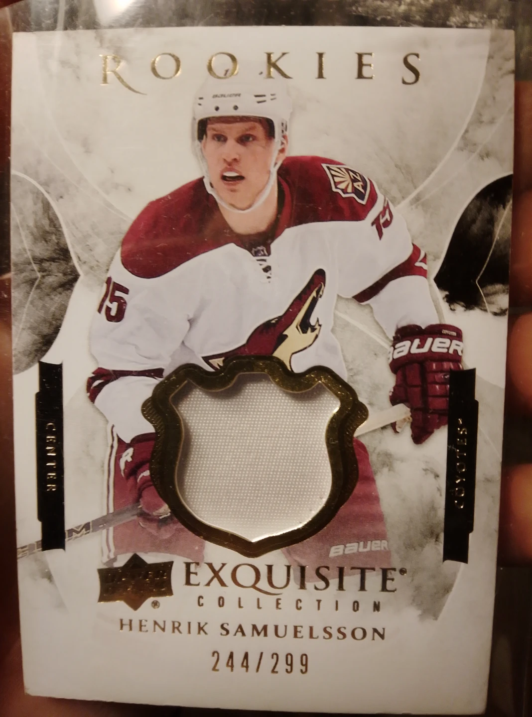 Henrik Samuelsson Hockey Card - Coyotes Rookie