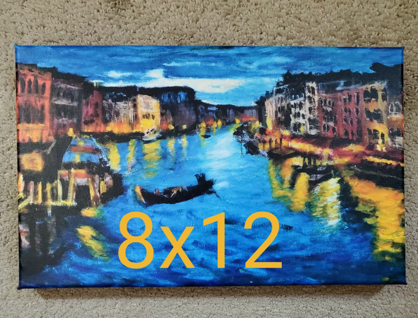 Italy Landscape Painting on Canvas