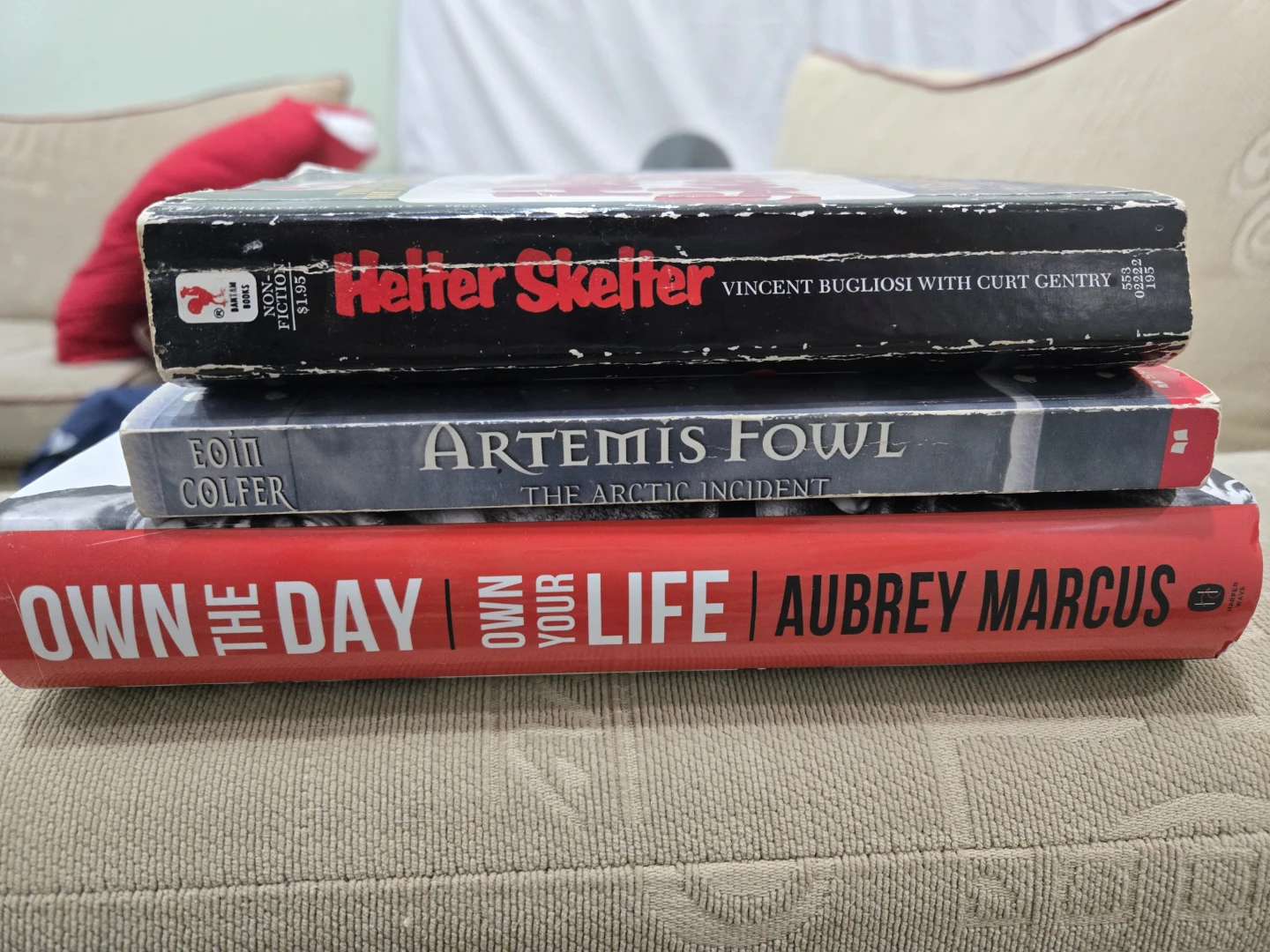 Books: Helter Skelter, Artemis Fowl, Own the Day - photo 2