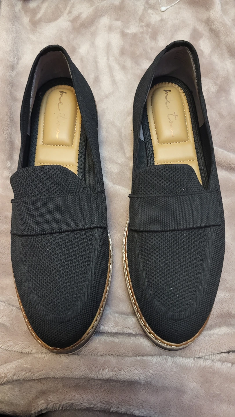 Me Too Barrett Black Loafers - Size 7.5M
