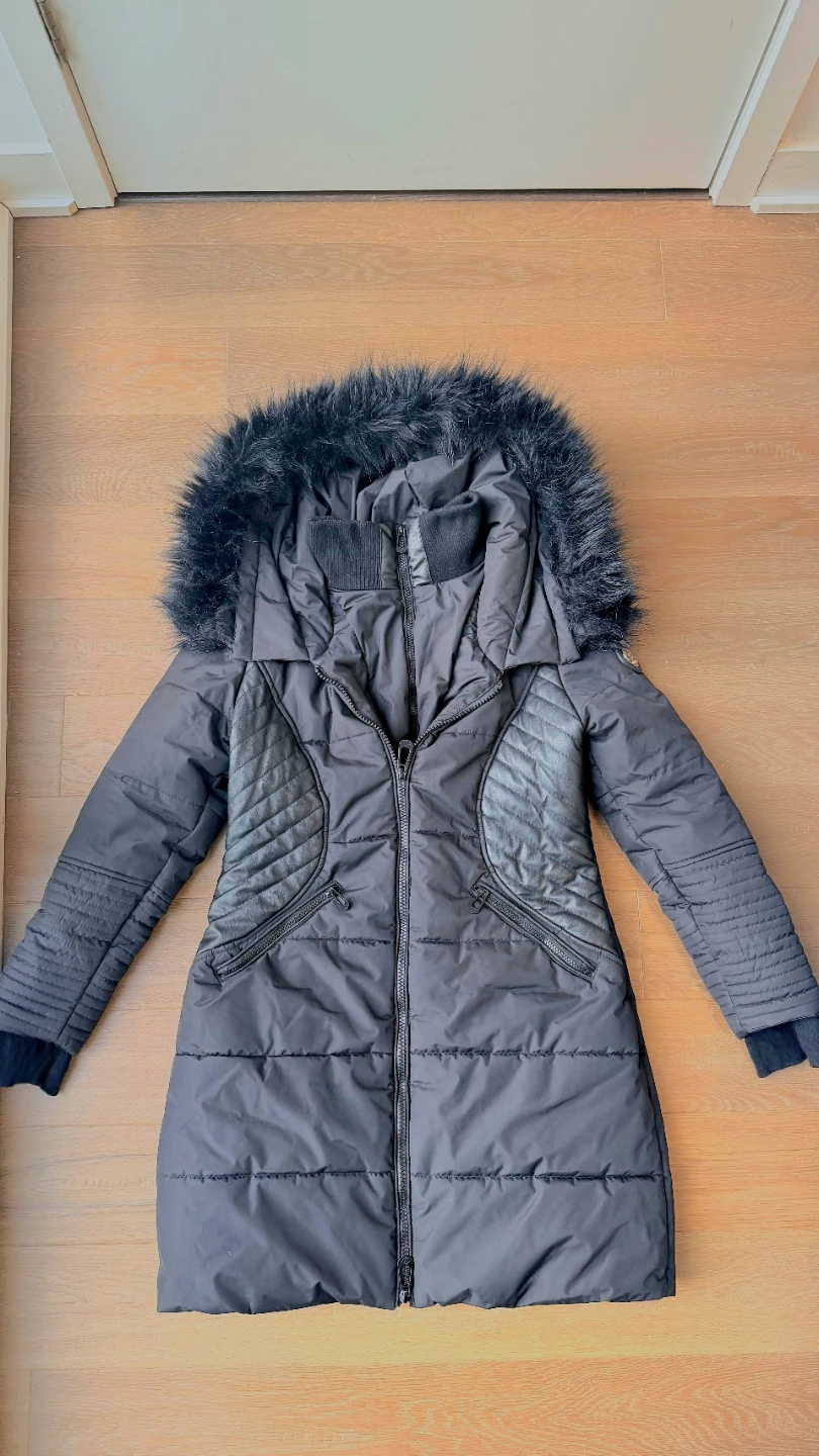 Medium - women black winter jacket - photo 2