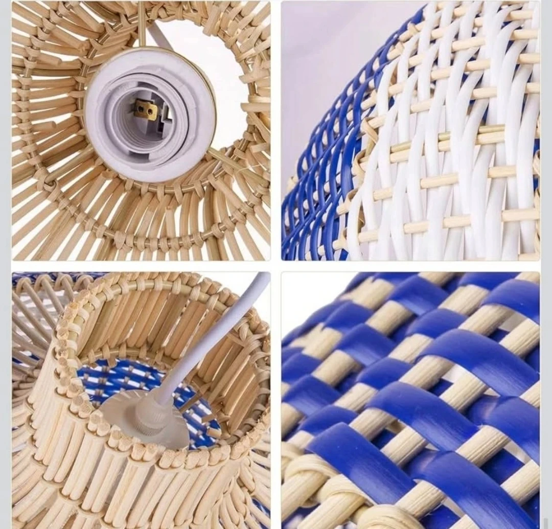 Boho Rattan Chandelier/Pendant Light - photo 2