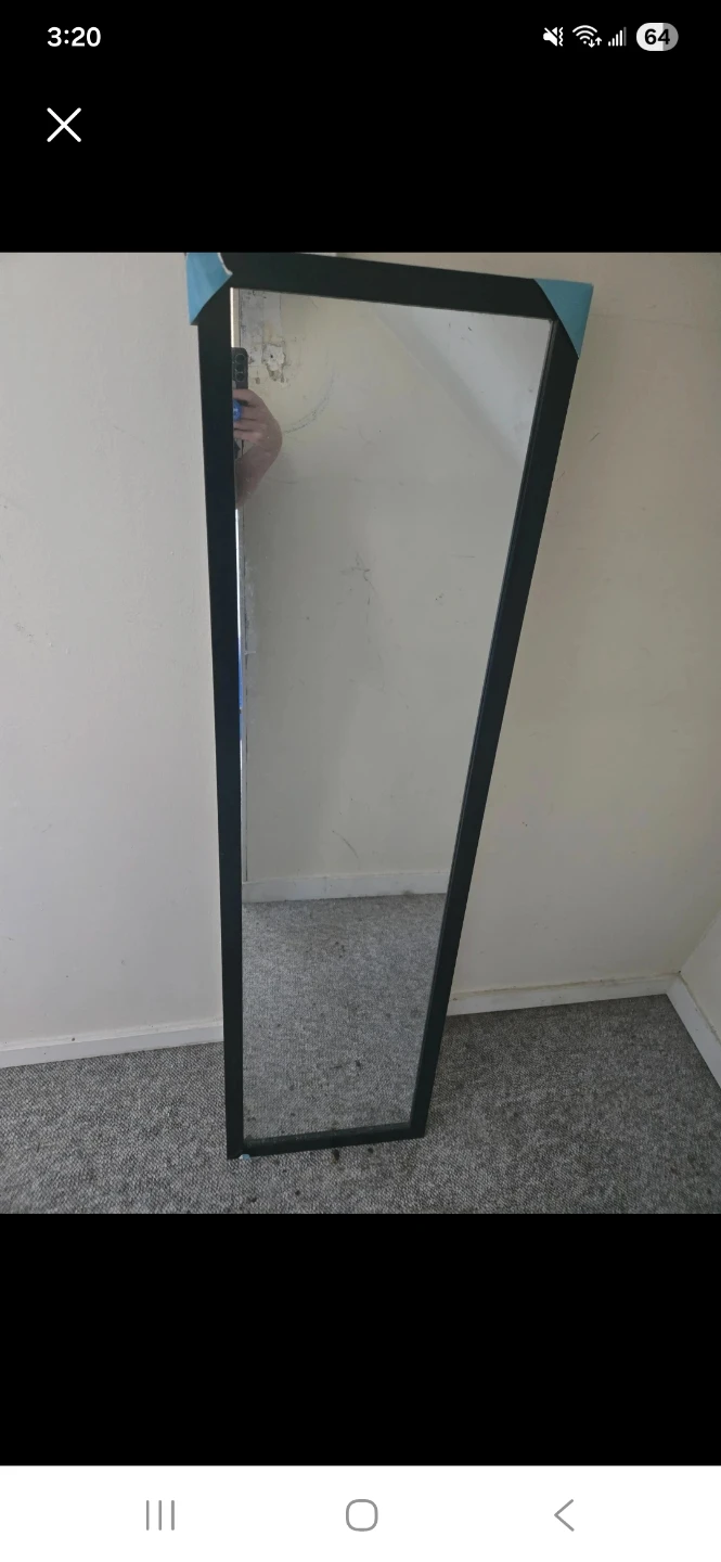 Black Framed Mirror