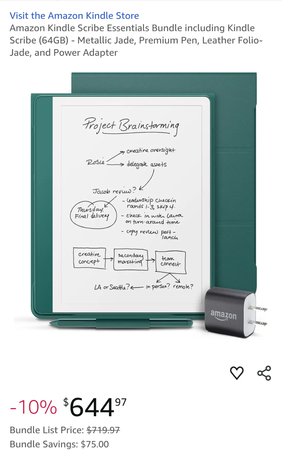 Kindle Scribe Premium - NEW - photo 5