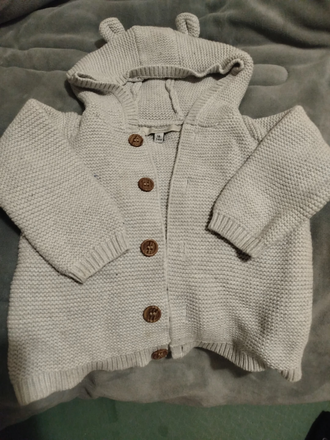 Hooded Knit Cardigan - 18-24M