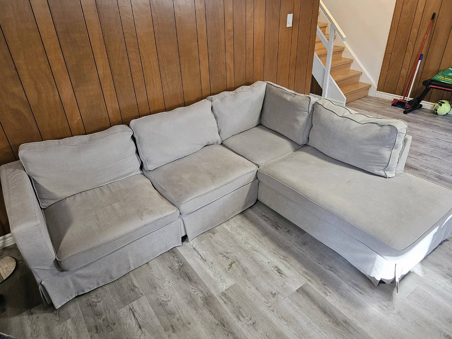Light Grey Sectional Sofa