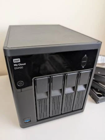 WD My Cloud EX4100 NAS + 4x 4TB WD Red Drives