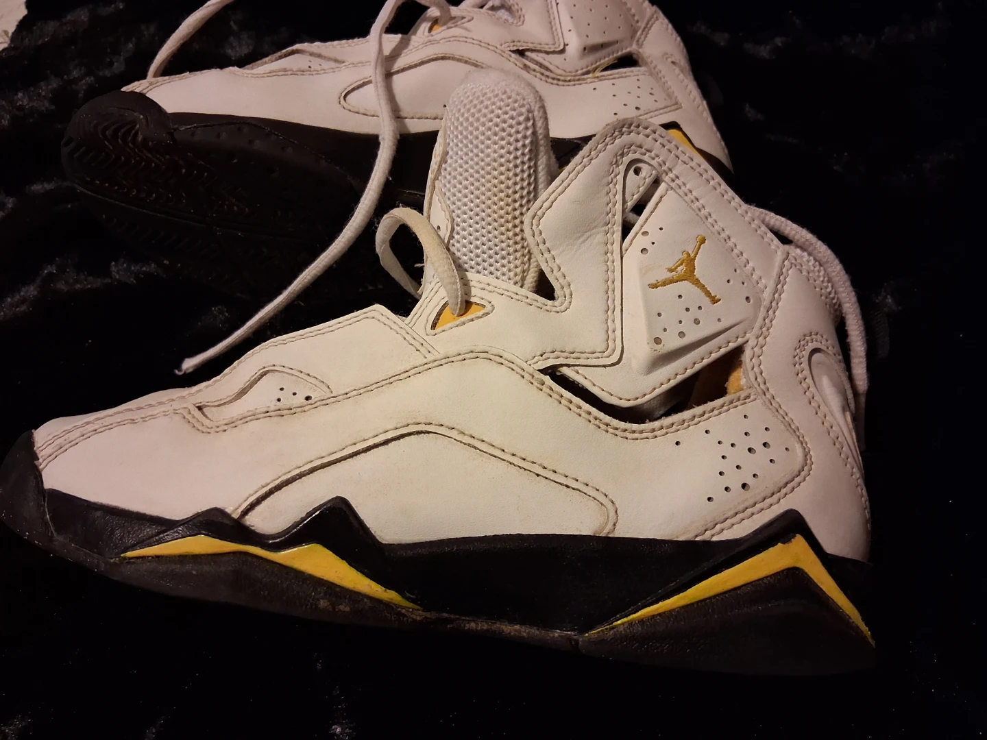 Jordan 7 Retro White/Gold Shoes - photo 3