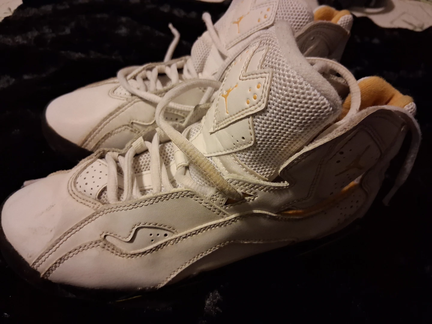 Jordan 7 Retro White/Gold Shoes - photo 4