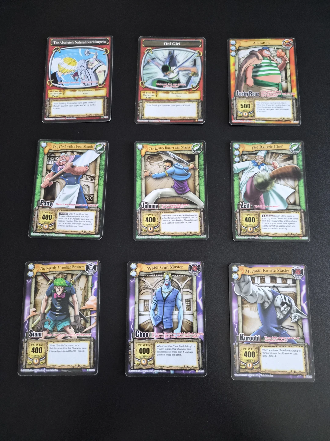 Read Bio | (Small) Old One Piece Card Lot 
