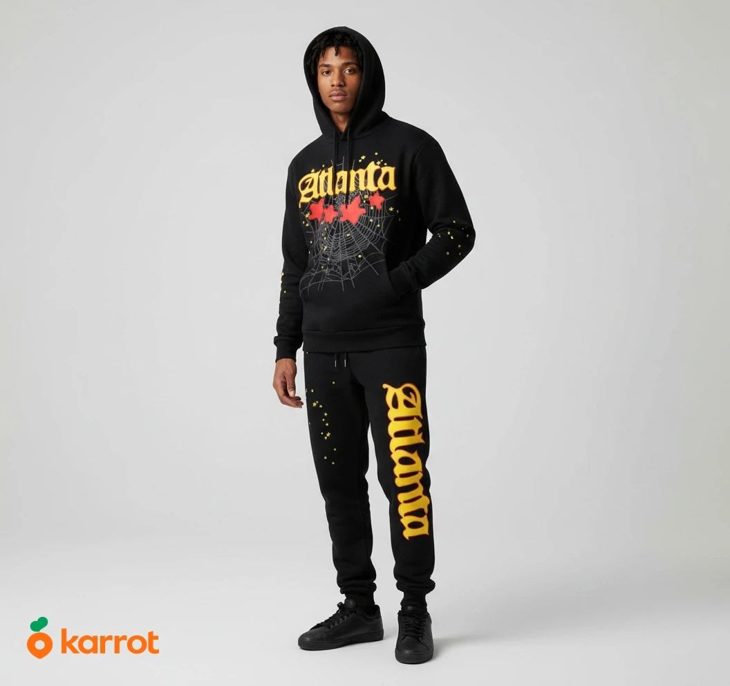 Atlanta Black Hoodie & Sweatpants Set