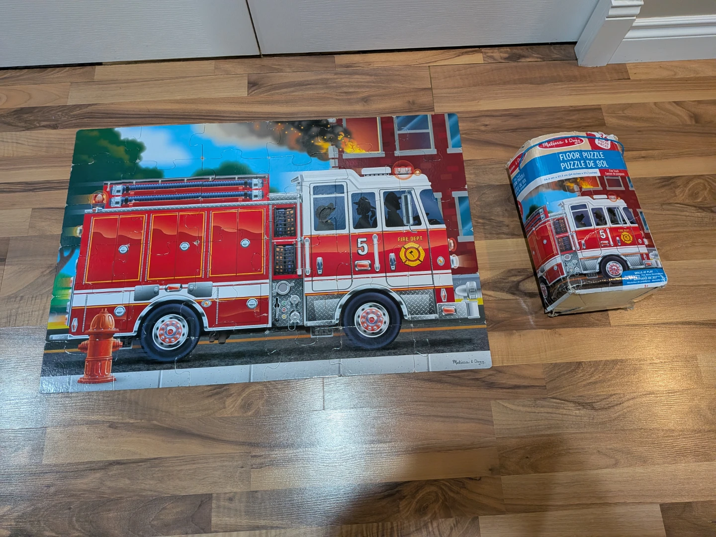 Melissa and Doug Fire Truck Floor Puzzle