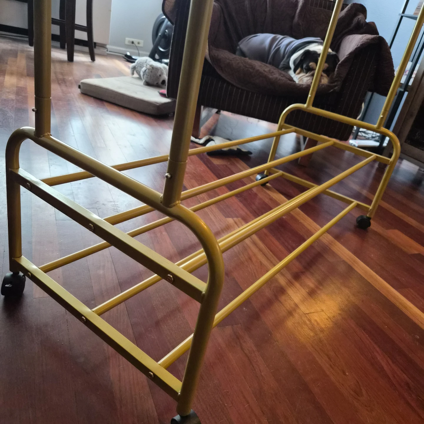 Mobile Double Clothes and Shoe Rack - photo 3
