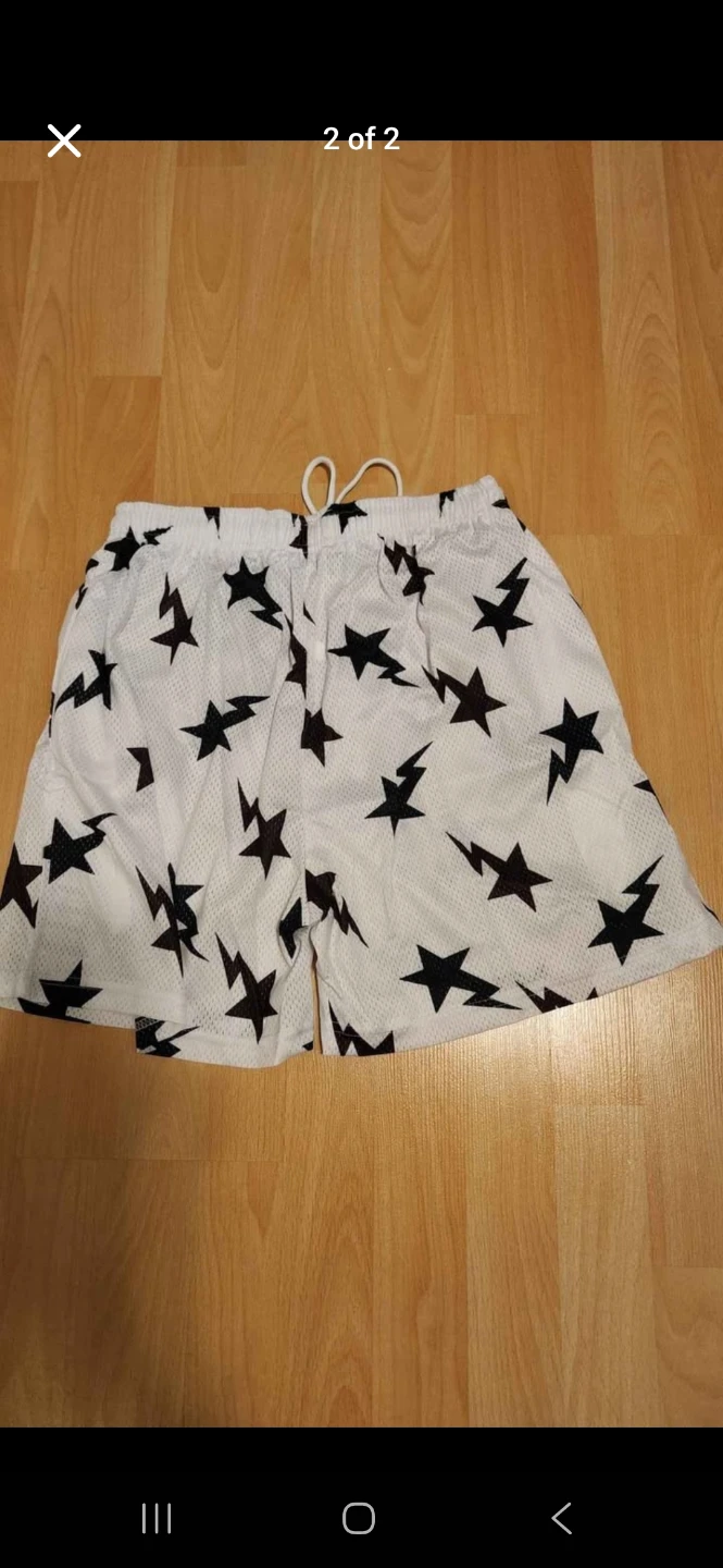 EE Shorts White/Black Coffee Bape - photo 2