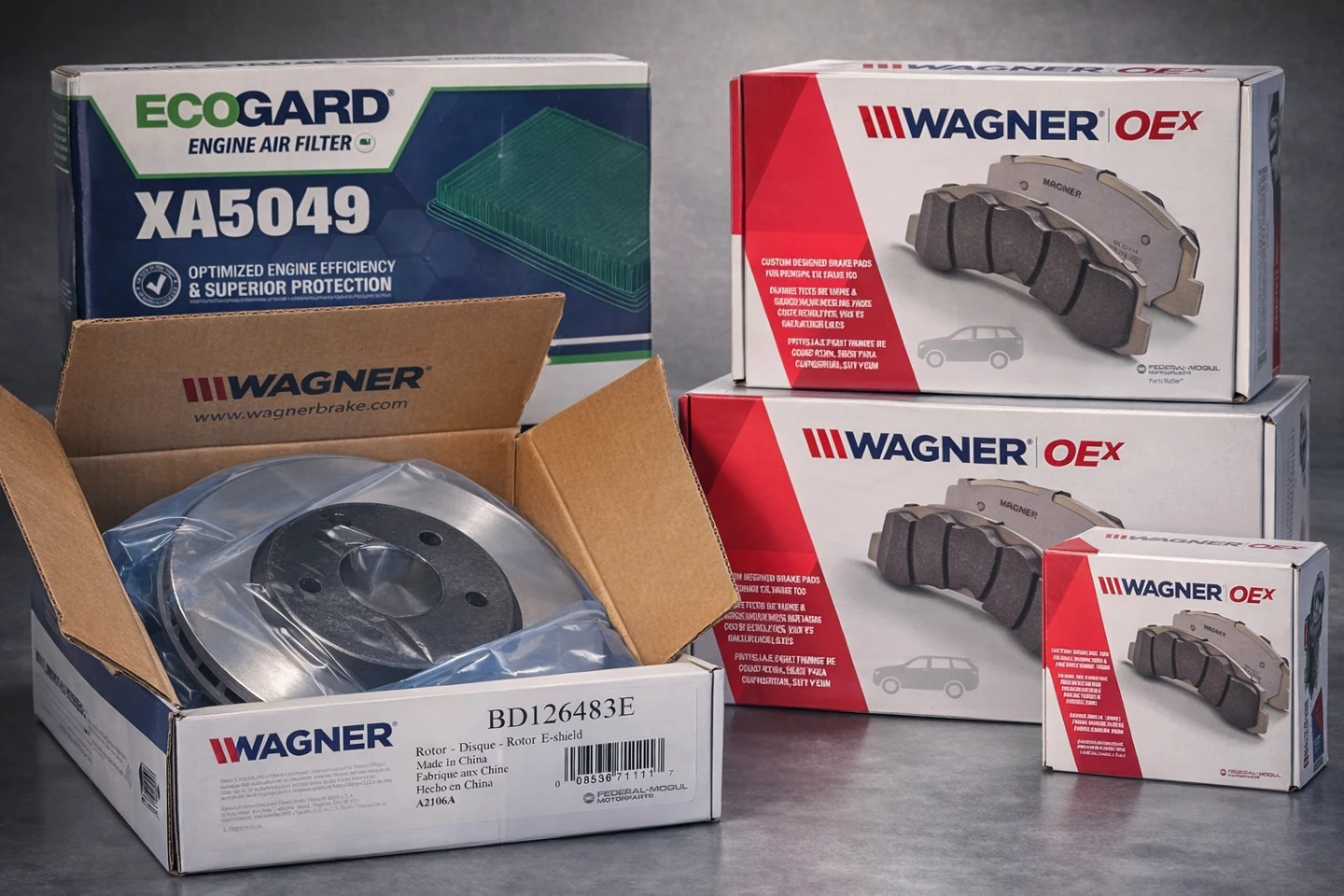 Dodge caravan Brake Pads & Rotors, Ecogard Air Filter
