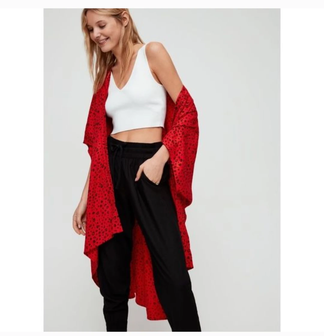 Sunday Best Kimono Red & Black xxs/XS/small/medium