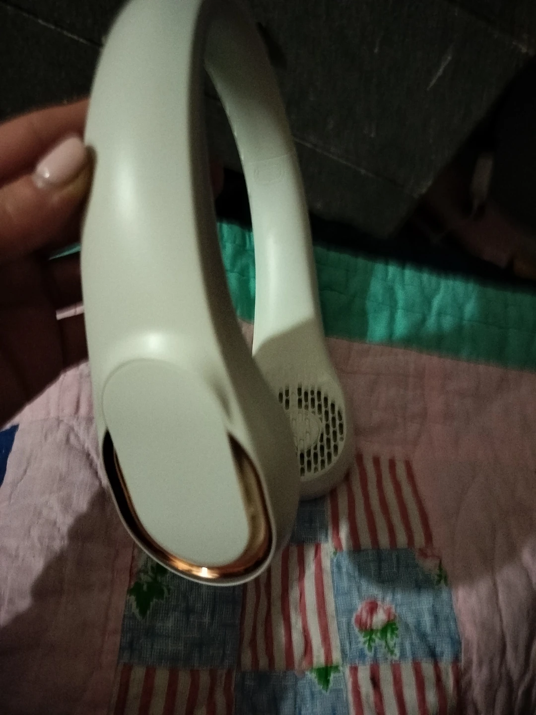 White Neck Fan
