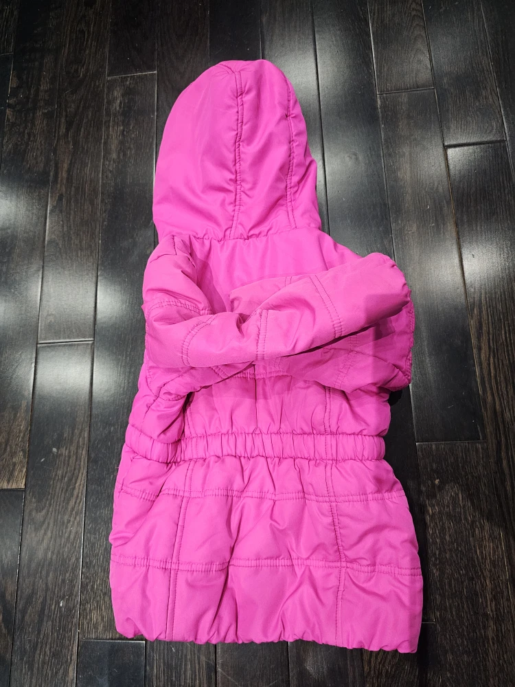 Girls pink winter jacket - photo 3