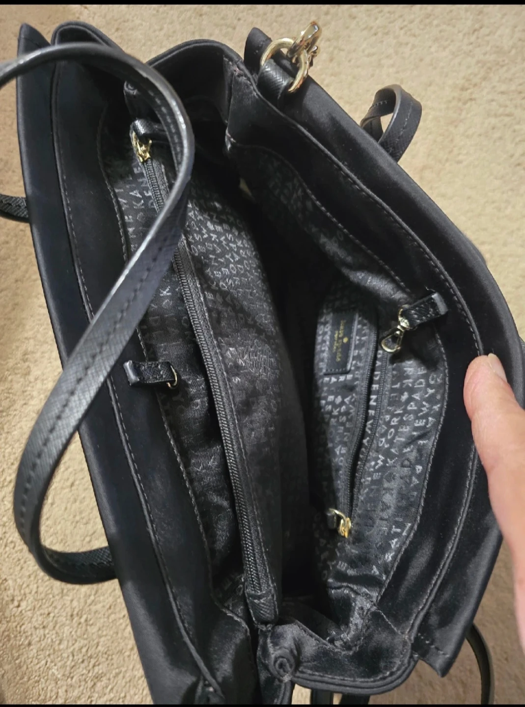 Kate Spade Black Nylon Tote Bag - photo 2