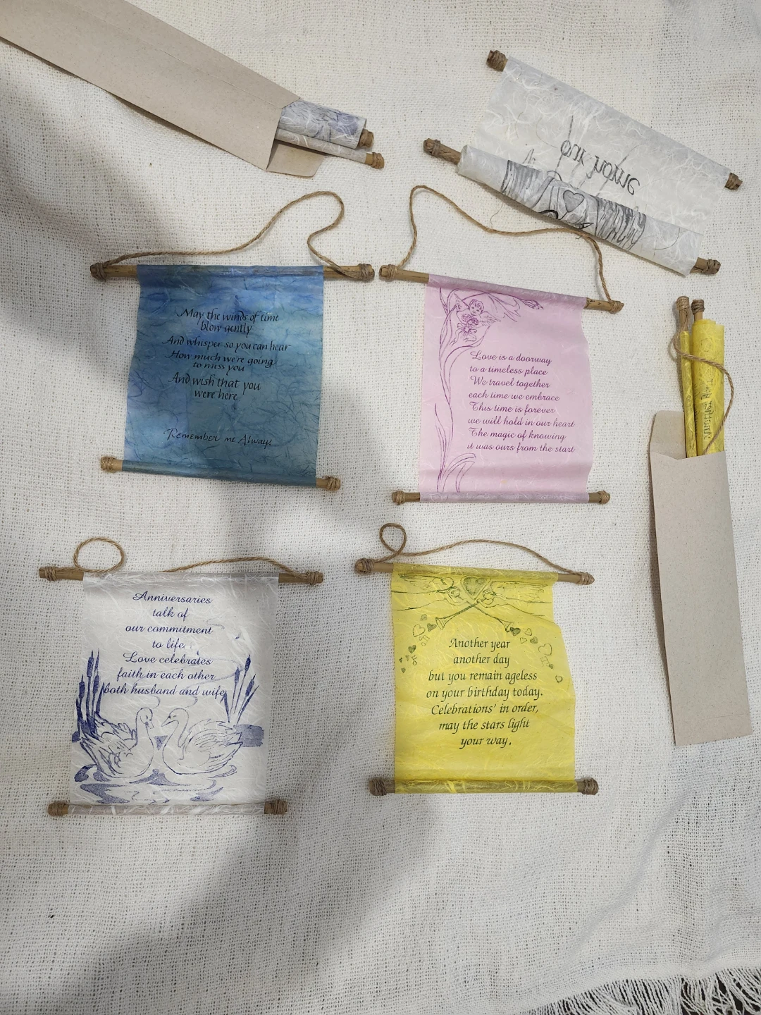 Handmade Decorative Scroll Set