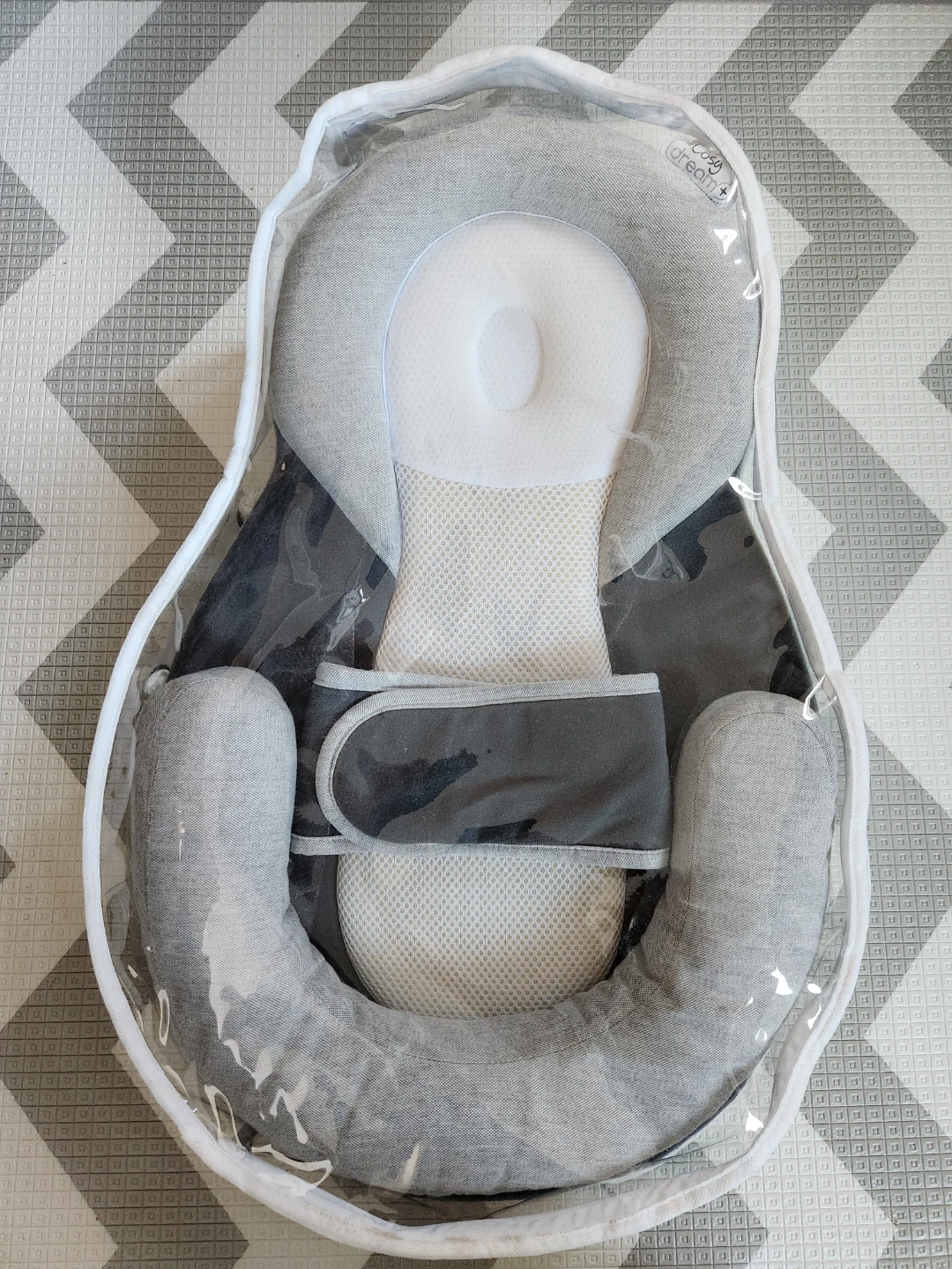Cosy Dream+ Baby Lounger - Grey