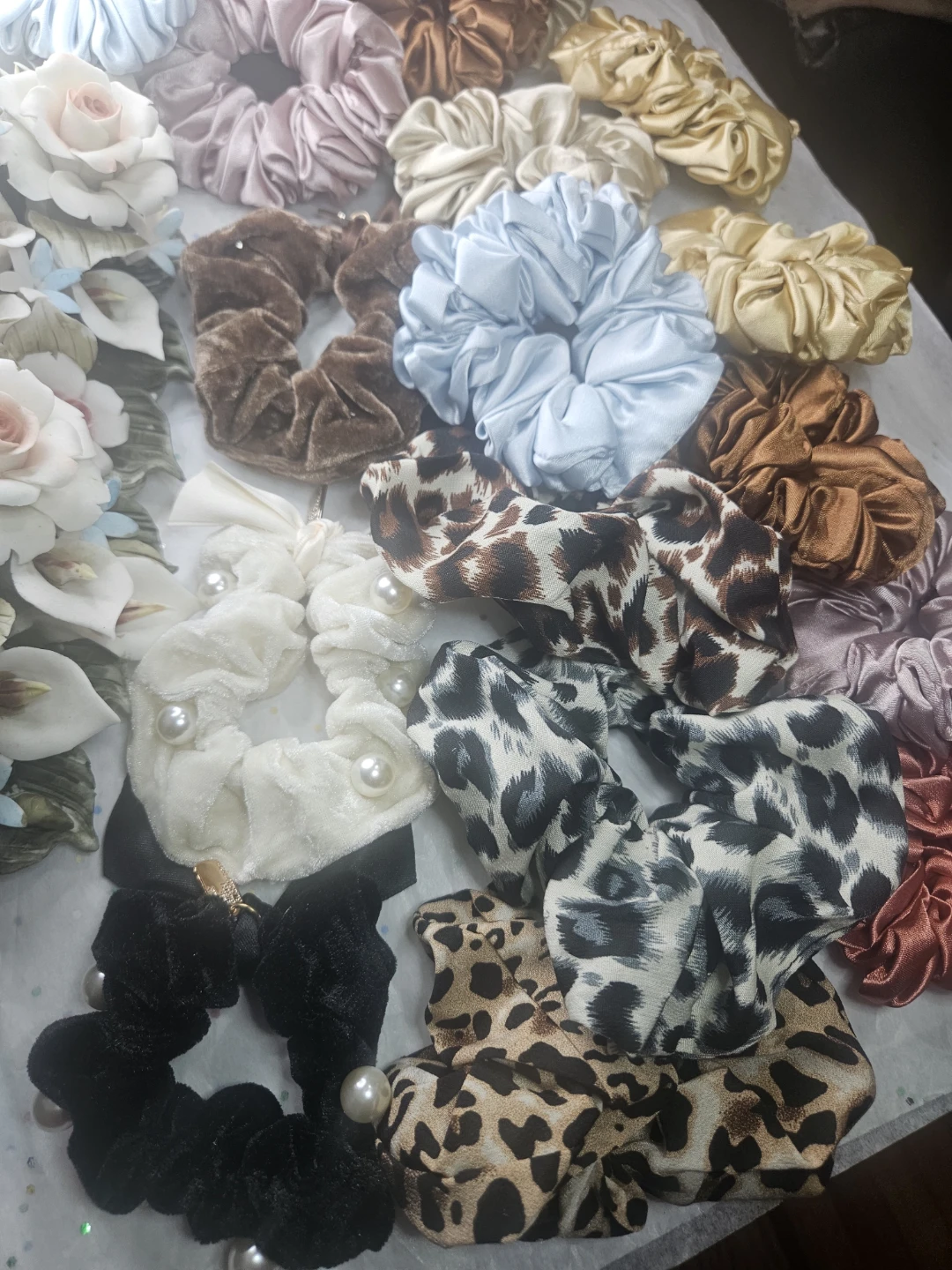 Assorted Velvet & Satin Scrunchies - photo 2