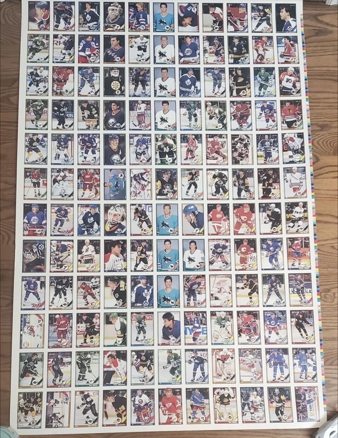 Hockey Card Uncut Sheets - photo 3