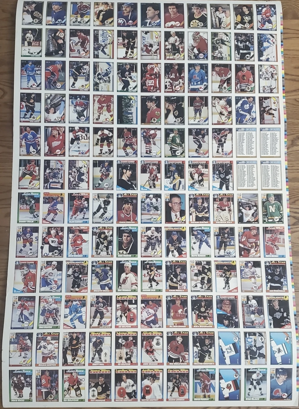 Hockey Card Uncut Sheets - photo 4