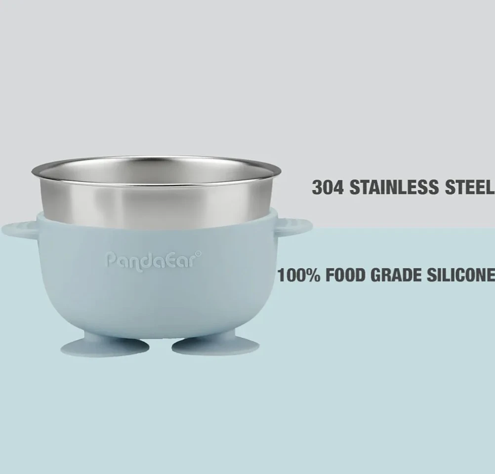 PandaEar 8PCS Baby Feeding Set | Stainless Steel Toddlers/Kids - photo 4