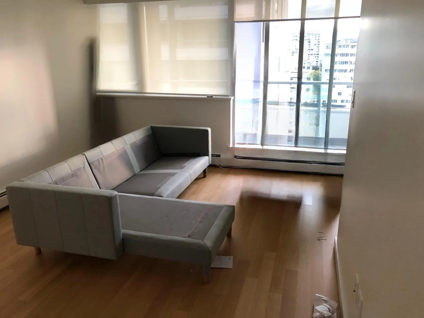 Grey L-Shaped Sectional Sofa IKEA