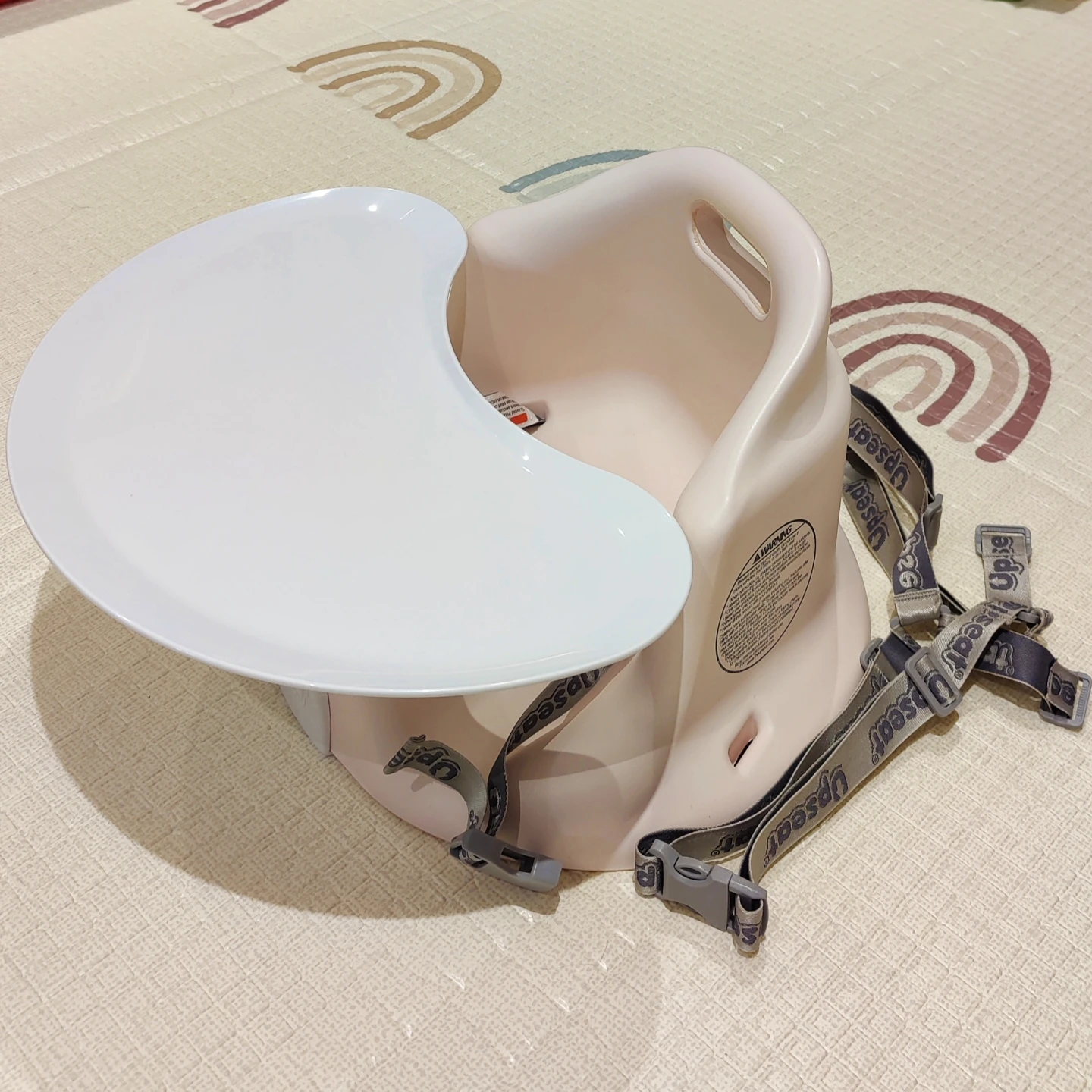 Pink Upseat Baby Chair with Tray