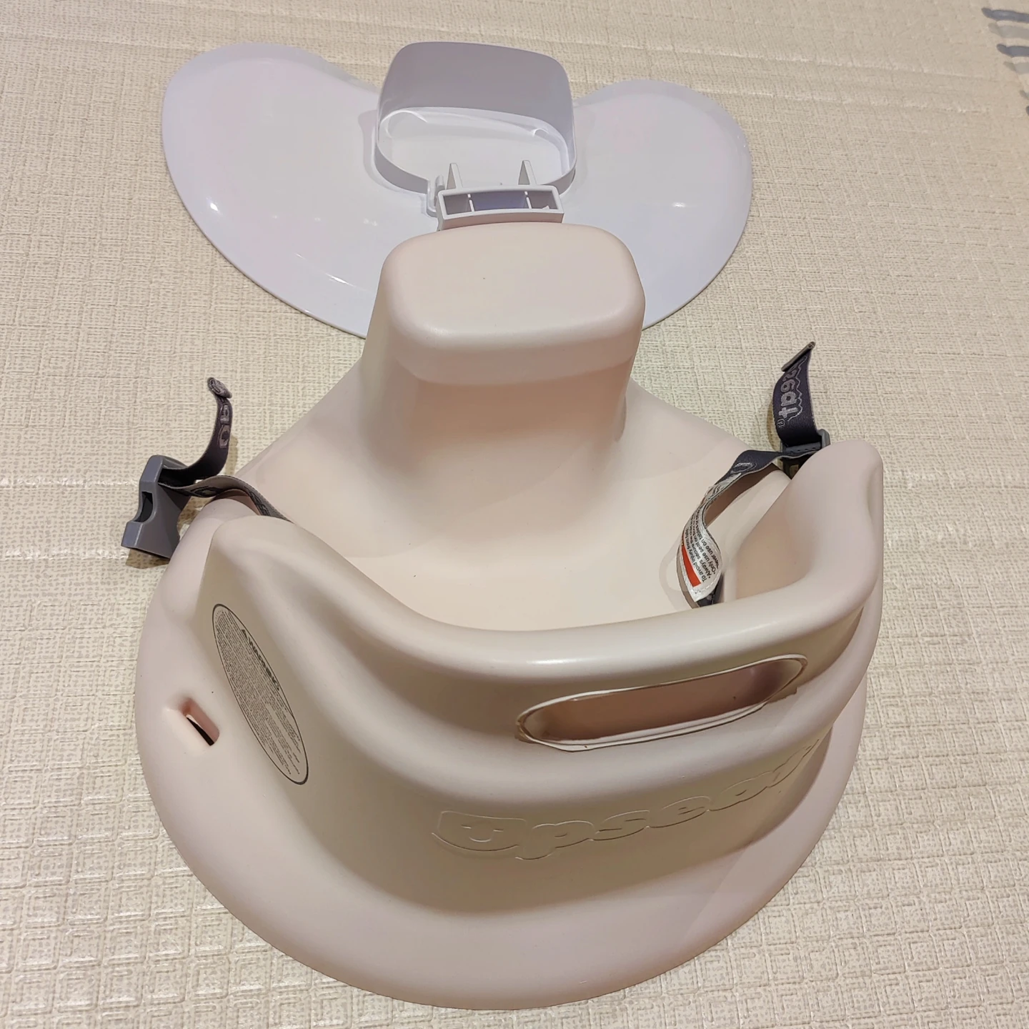 Pink Upseat Baby Chair with Tray - photo 3