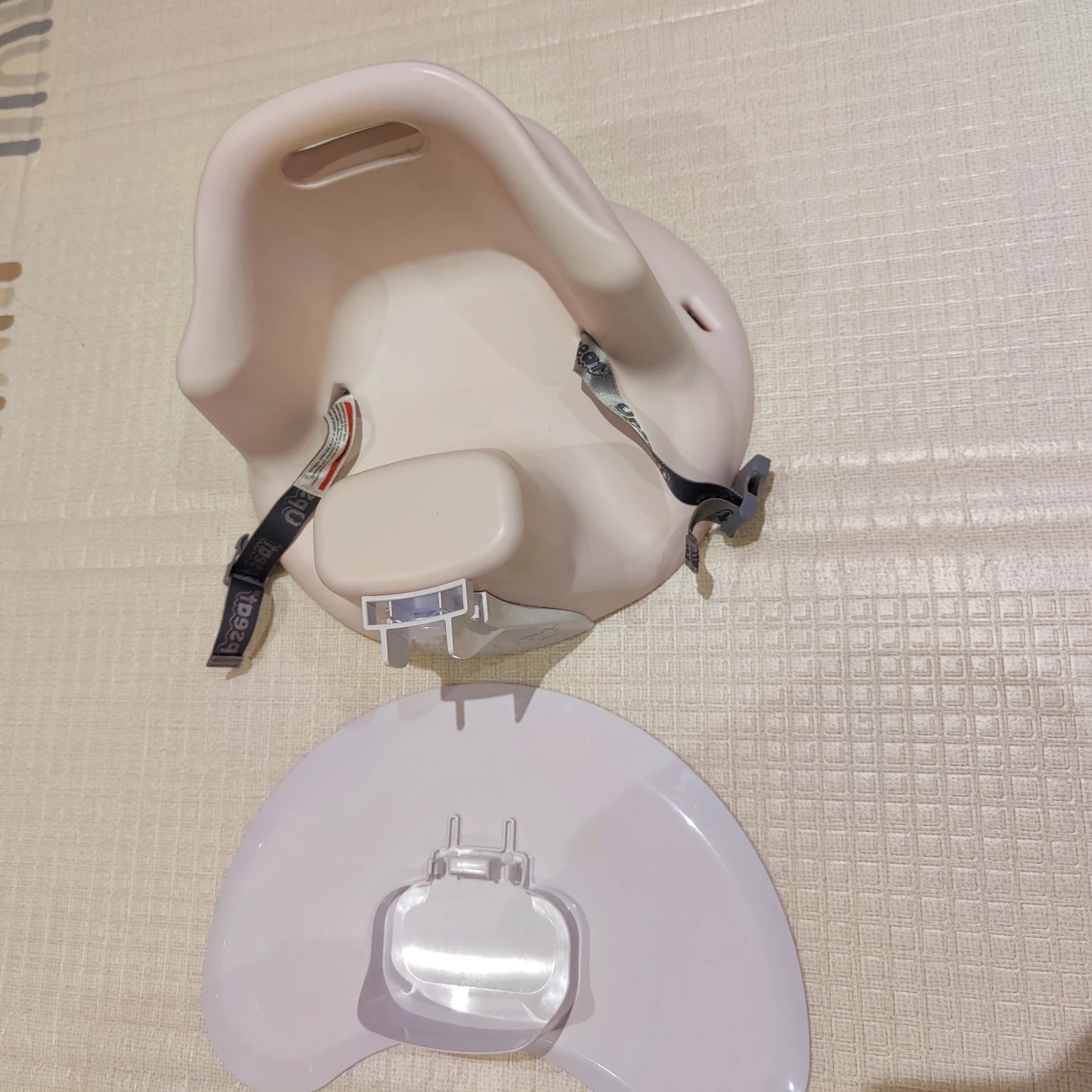 Pink Upseat Baby Chair with Tray - photo 4
