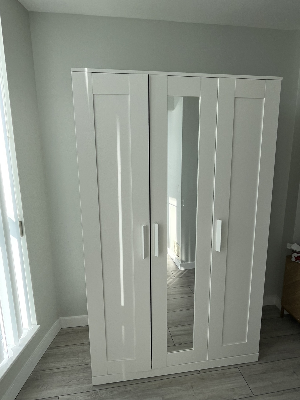 IKEA Brimnes Wardrobe with 3 Doors - White - photo 2