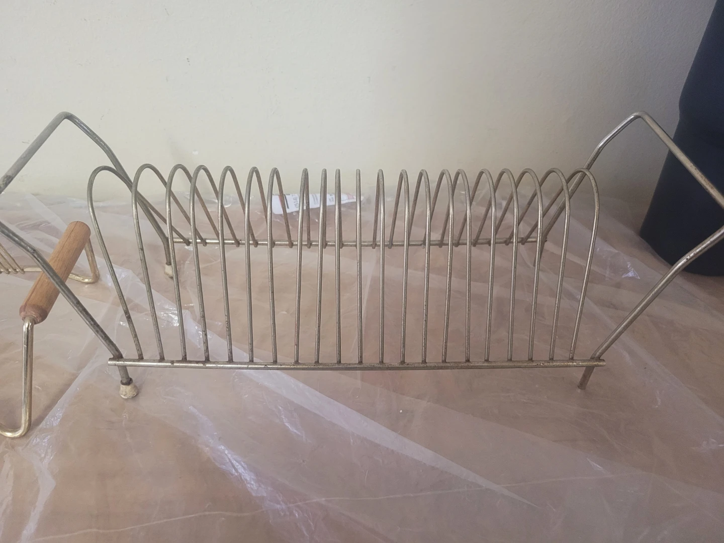 Brass Vinyl Record RPM Record Holder Slot Rack Stand - photo 3
