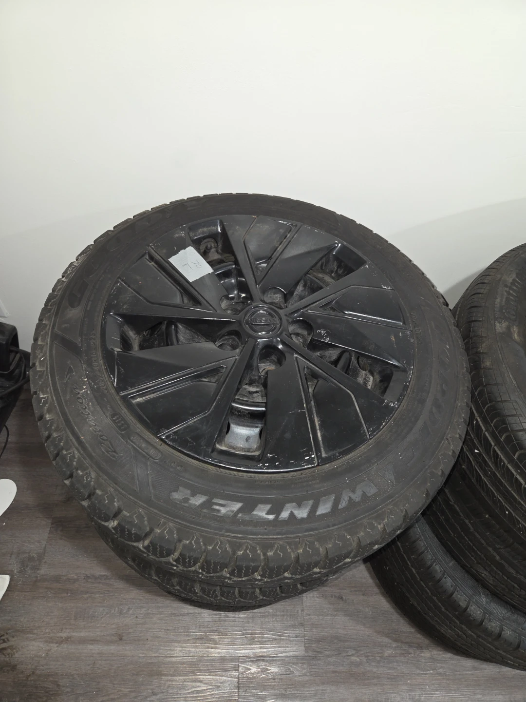 Set of 4 Goodyear Tires with Black Rims - photo 3