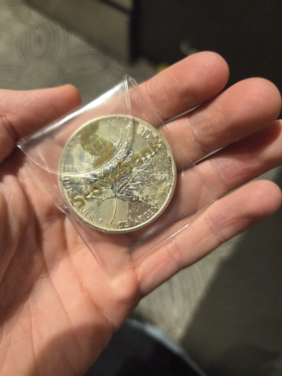 2008 Canadian Silver Maple Leaf Coin - photo 2