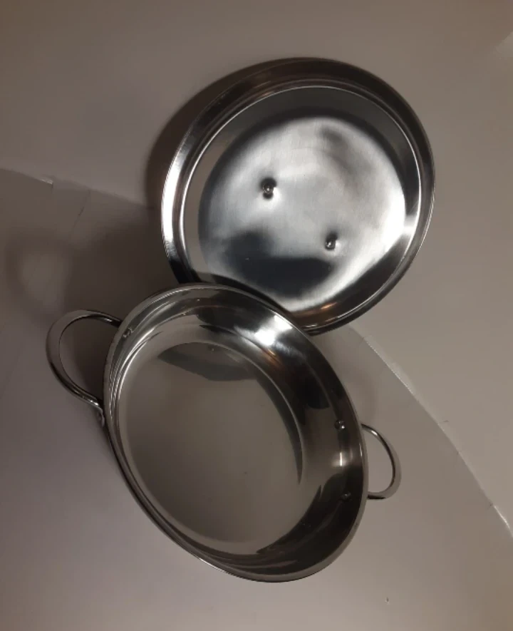 Stainless Steel Pan W/ Lid | Bon Chef - photo 4