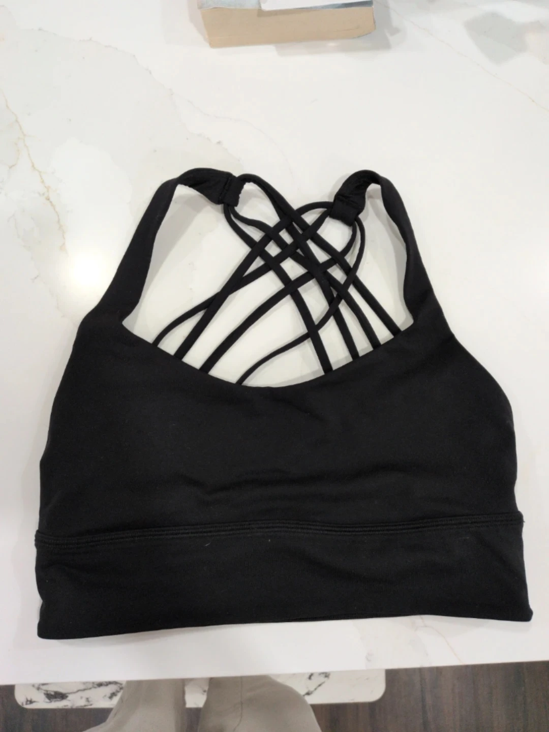 Lululemon Free to Be Bra Black *Wild Long Line