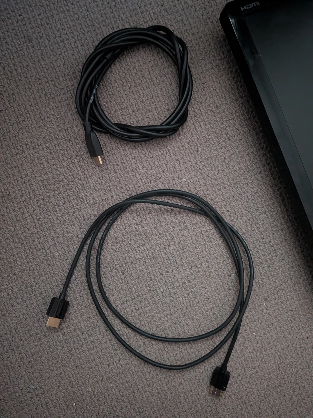 2x 24" Asus Desktop Monitors, Cables, and Dual Monitor Stand - photo 3