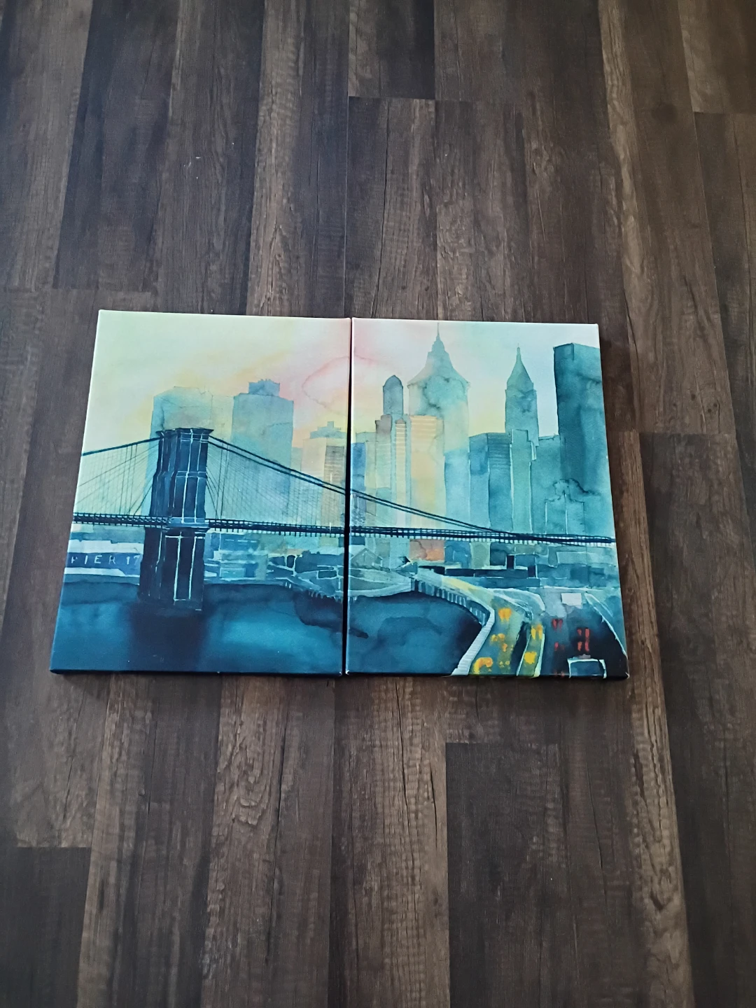 New York City Canvas Wall Art - 2 Piece Set
