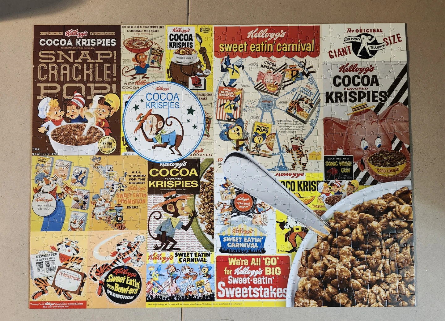 Kellogg's 4-in-1 Cereal Box Puzzle - 500 Pieces - photo 5