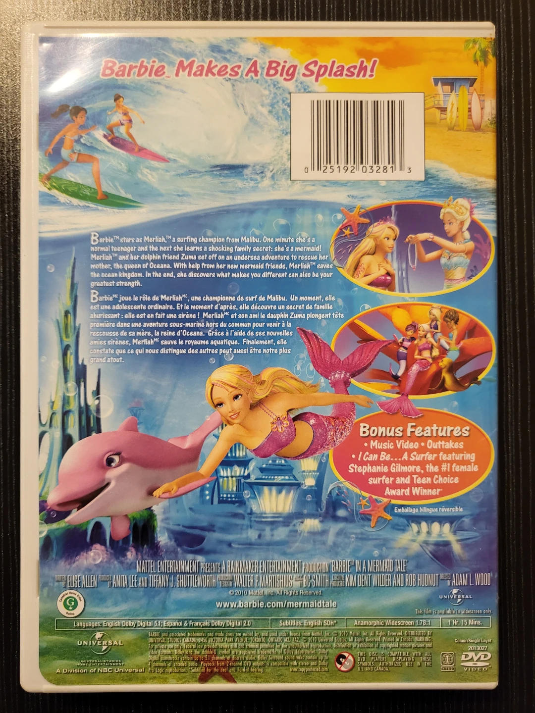 Barbie in A Mermaid Tale DVD - photo 2