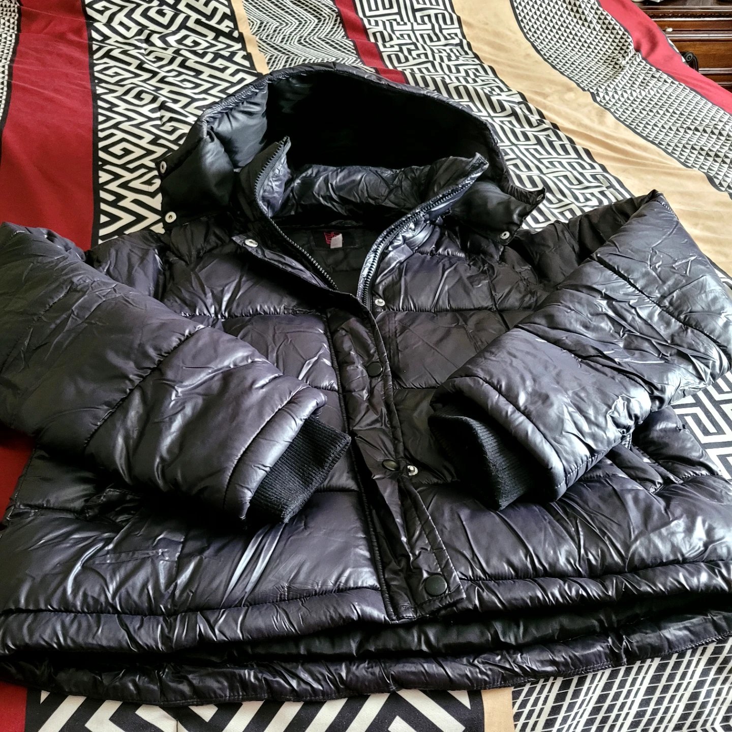 No Boundaries Black Puffer Jacket